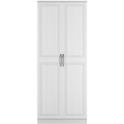 Crowndale Dorset 2 Door Signature White Wardrobe Ready Assembled - thumbnail 2
