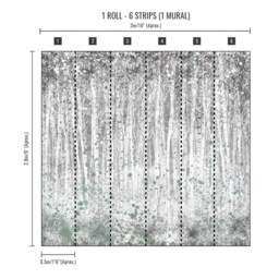 Superfresco Easy Painterly Woods Wall Mural - thumbnail 3
