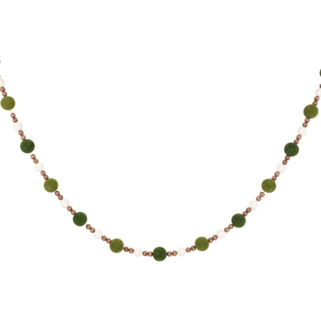 Amber Charm Green Flocked Christmas Garland 180cm - image 1