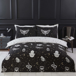 Rapport Home Gothic Magick Double Multicolour Microfibre Duvet Set