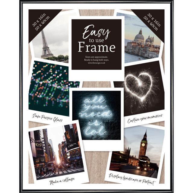 Easy Poster Frame - Black / 20x16in - image 1