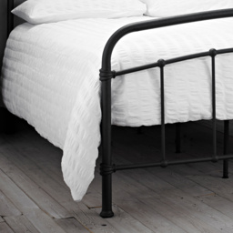 Halston 4.6 Double Black Metal Bed Frame - thumbnail 2