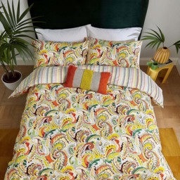 Helena Springfield Penny Mango Double Duvet Set - thumbnail 3