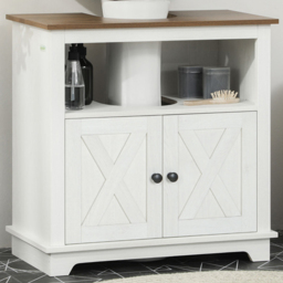 Kleankin White Bathroom Sink Cabinet