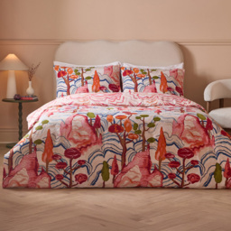 Furn Terra Nova Printed Super King Size Reversible Duvet Set - thumbnail 1