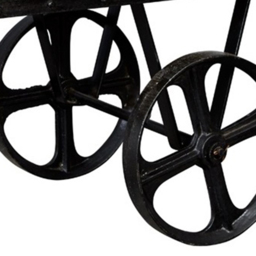 Brooklyn Carnaby Industrial Cart Coffee Table - thumbnail 3