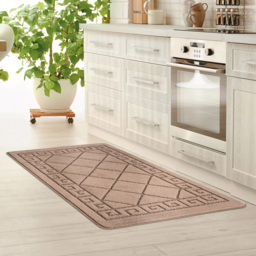 Smart Living Tribela Beige Non-Slip Door Mat with Gel Backing 50 x 80cm - thumbnail 3