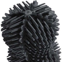 ReBorn Recycled Plastic Dark Grey Toilet Brush with Replaceable Screw-in Heads - thumbnail 4