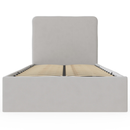 GFW Chiswick Soft Grey Single Ottoman Bed - thumbnail 2