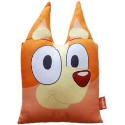 Bluey Orange Bingo Shaped Cushion 50 x 30cm - thumbnail 1