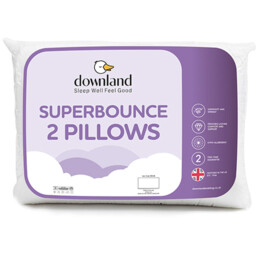 Downland Super Bounce Pillow Pair White - thumbnail 1