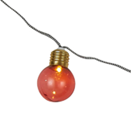 Lighting Collection IP44 Festival Festoon Solar LED Outdoor String Lights - thumbnail 3