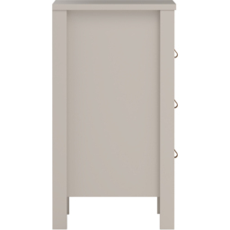 Florence Barcelona Cashmere 3 Drawer Bedside Table - thumbnail 4