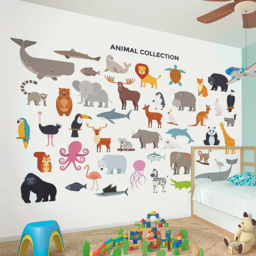 Origin Murals Animal Collection Multicolour Wall Mural