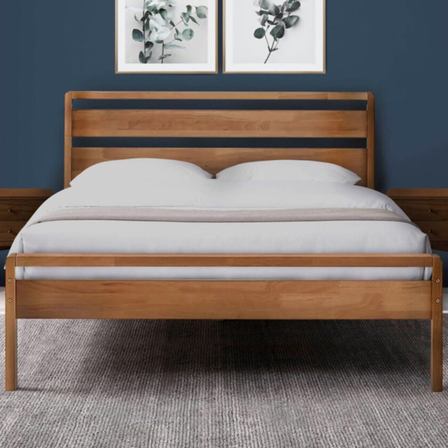 Skandi King Mid Oak Bed Frame - image 1