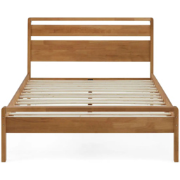 Skandi King Mid Oak Bed Frame - thumbnail 4