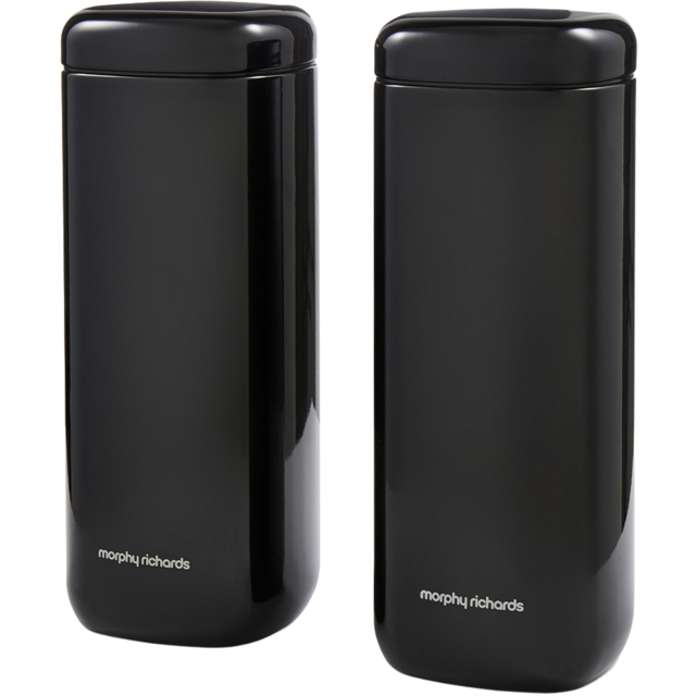 Morphy Richards Black Large Storage Canister 2 Pack - image 1