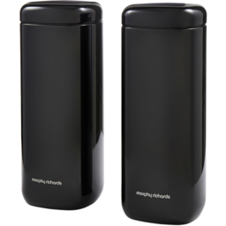 Morphy Richards Black Large Storage Canister 2 Pack - thumbnail 1