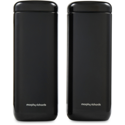 Morphy Richards Black Large Storage Canister 2 Pack - thumbnail 3