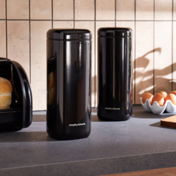 Morphy Richards Black Large Storage Canister 2 Pack - thumbnail 2