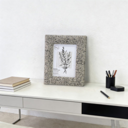 Speckled Chenille Photo Frame Beige 7 x 5 inch - thumbnail 2