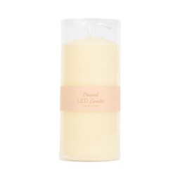 Natural Domed LED Candle 20cm
