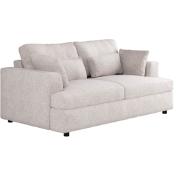 SOLACE+CO Drew Cream 2 Seater Chenille Sofa - thumbnail 2