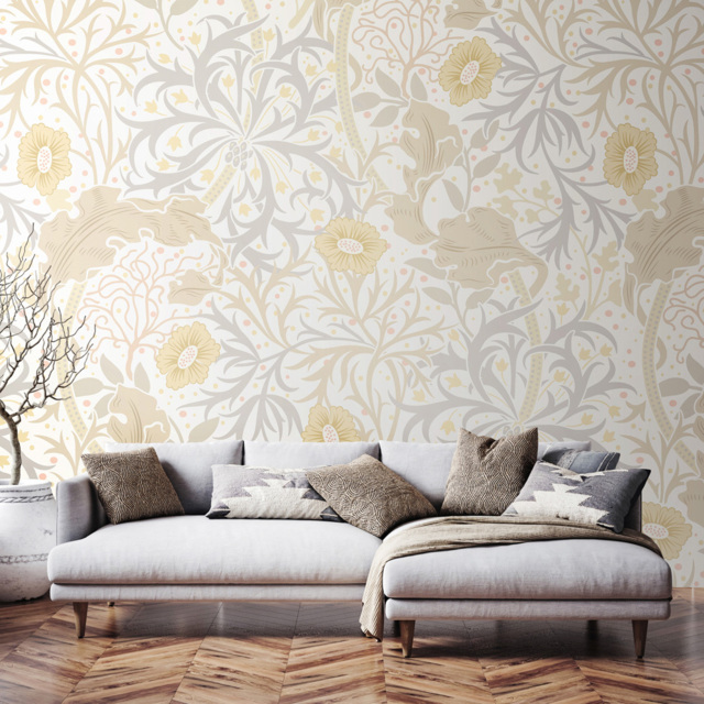 Origin Murals Trailing Seaweed Garden Blue Wall Mural - image 1