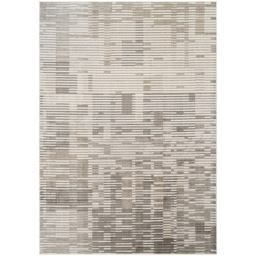 Desire Rugs Mayfair Metallic Sheen Matrix Design Rug Stone 160 x 230cm - thumbnail 1