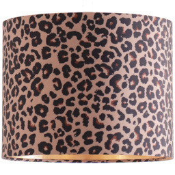ValueLights Oasis Small Leopard Shade with Gold Inner