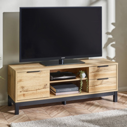 Julian Bowen Bali Light Oak TV Unit - thumbnail 1