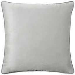 Paoletti Meridian Dove Charcoal Velvet Cushion