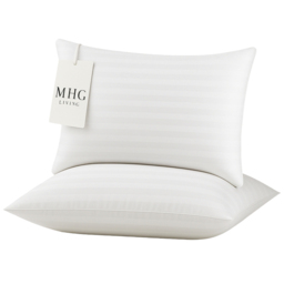 MHG Living Soft Medium Striped Microfibre Pillow