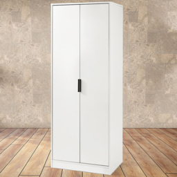 Julian Bowen Alba 2 Door Silk Grey Wardrobe