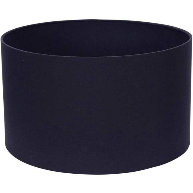 ValueLights Reni Navy Fabric Drum Ceiling Lamp Shade 35cm - image 1