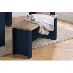 Highgate 2 Seater Dining Set Oak - thumbnail 4