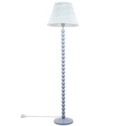 ValueLights Bobbins Green Arrow Shade Powder Blue LED Floor Lamp - thumbnail 1