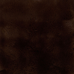 Meribel Plush Faux Fur Cushion Chocolate - thumbnail 4