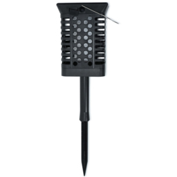 ValueLights Black Solar Outdoor Lantern Stake Light