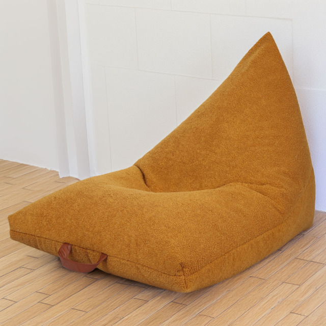 Kaikoo Boucle Triangle Bean Bag with PVC Handle - image 1