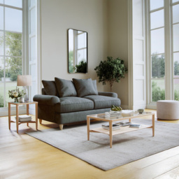 Clara Faro 17 Grey 2 Seater Medium Agmamito Sofa - thumbnail 3