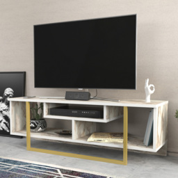 Decorotika Asal Ephesus and Gold Wide TV Unit