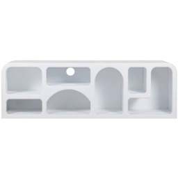 IH Design Udaipur 7 Shelf Wood Large TV Cabinet - thumbnail 2