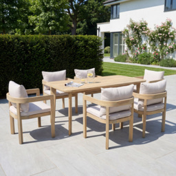 Artemis Home Sundrift Teak 6 Seater Garden Dining Set