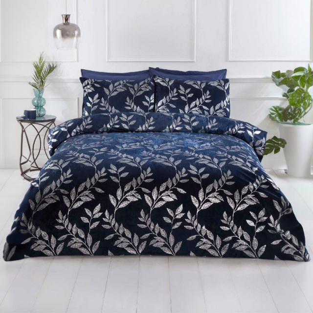 Rapport Home Como Double Navy Duvet Set - image 1