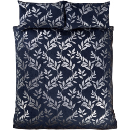 Rapport Home Como Double Navy Duvet Set - thumbnail 3