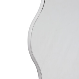Scalloped Round Mirror 70x70cm - Silver - thumbnail 2