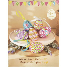 Make Your Own Gem Mosaic Hanging Eggs Kit - thumbnail 1