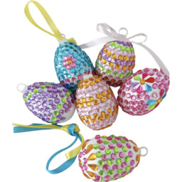 Make Your Own Gem Mosaic Hanging Eggs Kit - thumbnail 4