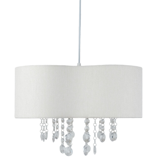 Elspeth Jewel Droplet Shade - White - image 1